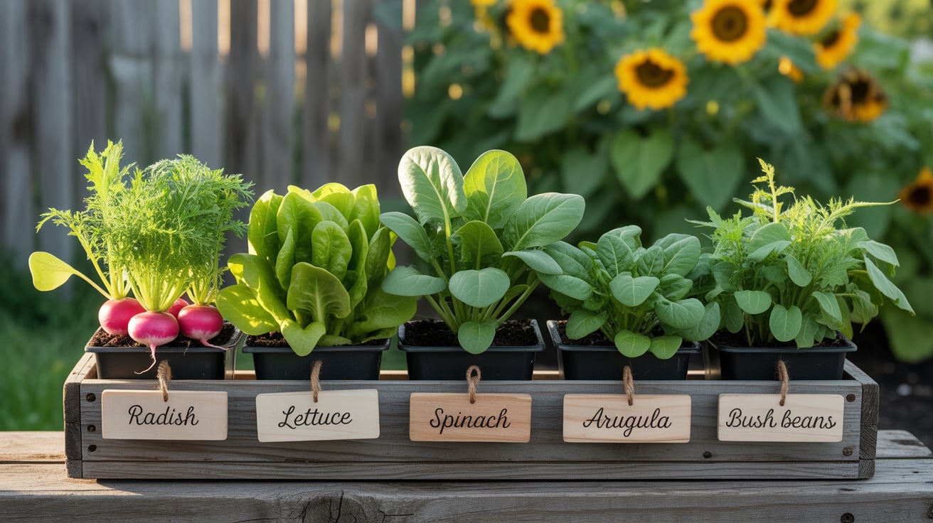 5 Fast-Growing Vegetables