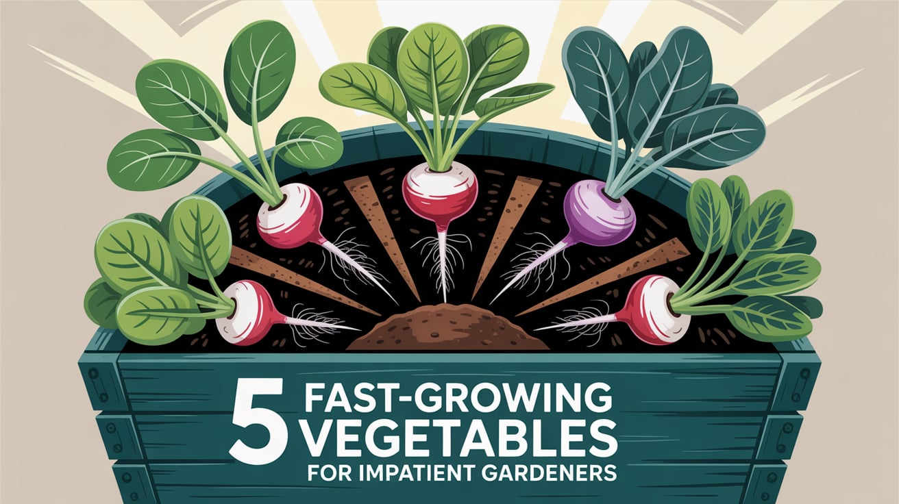 5 Fast-Growing Vegetables