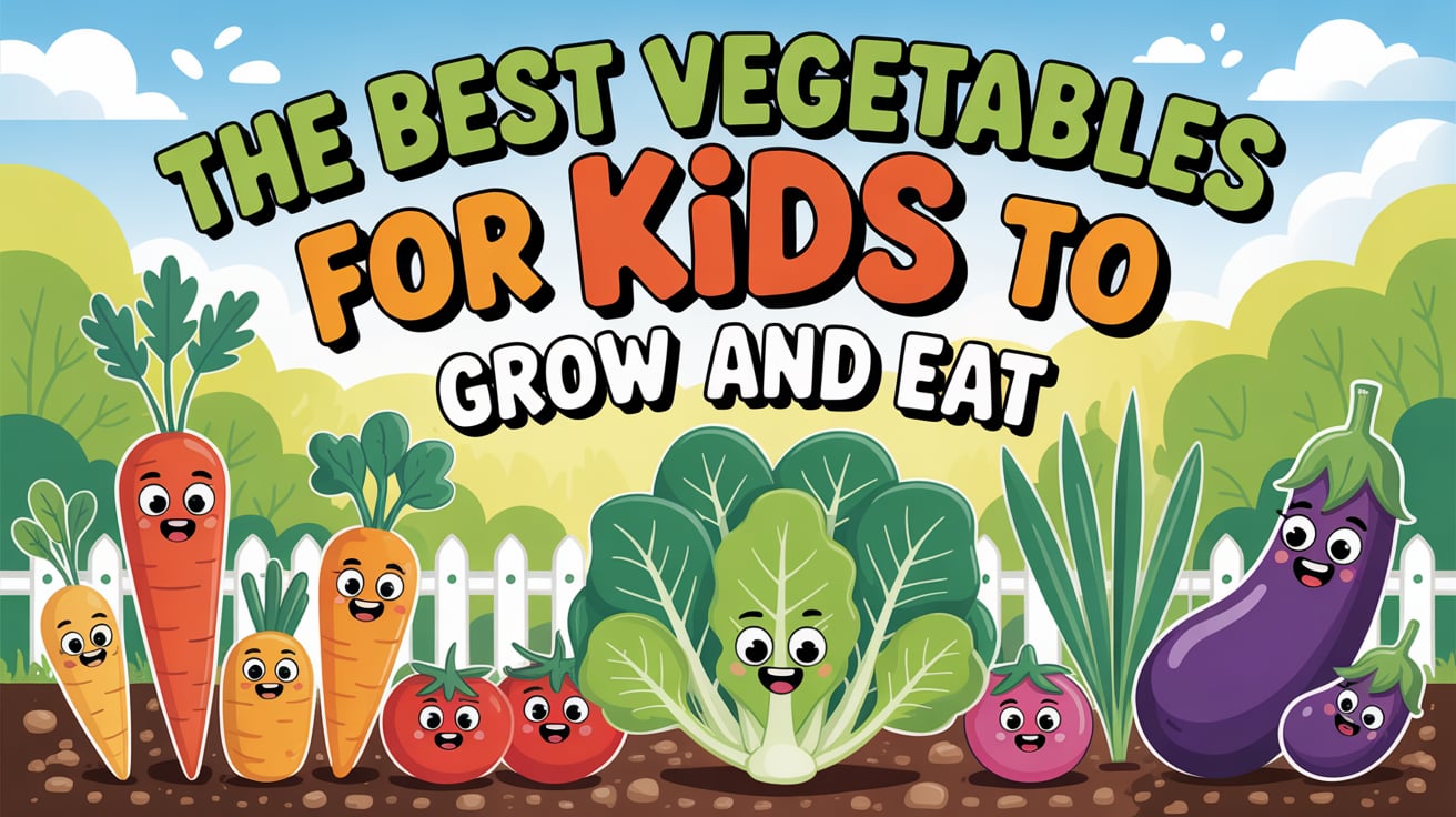 The Best Vegetables for Kids to Grow and Eat