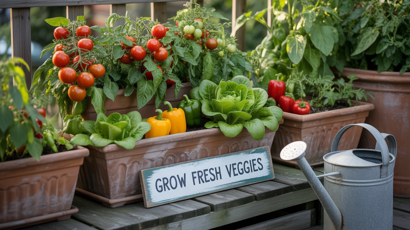 Container Gardening: Grow Fresh Veggies Without a Backyard