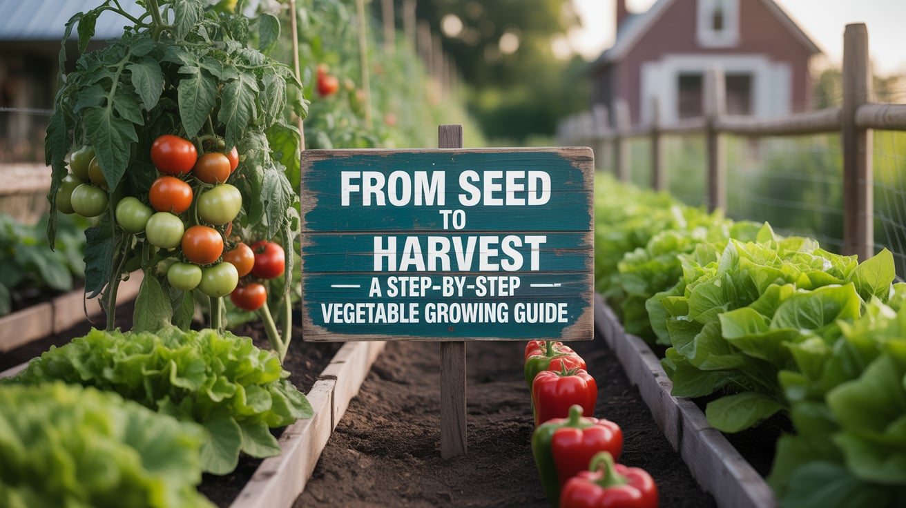 From Seed to Harvest: A Step-by-Step Vegetable Growing Guide
