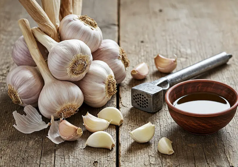 white garlic
