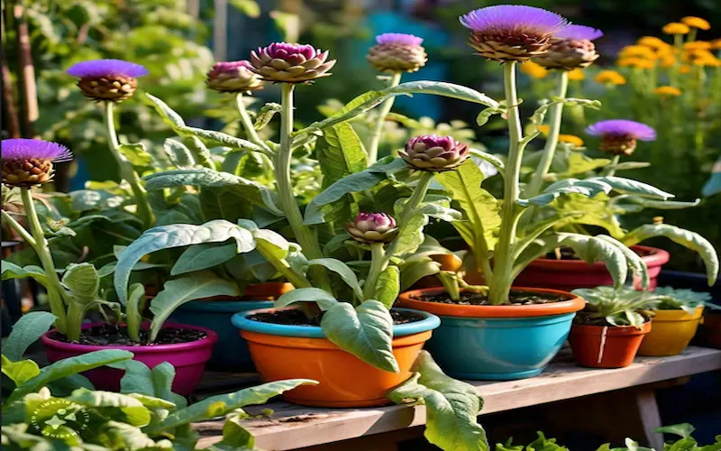 Growing Artichokes in Containers