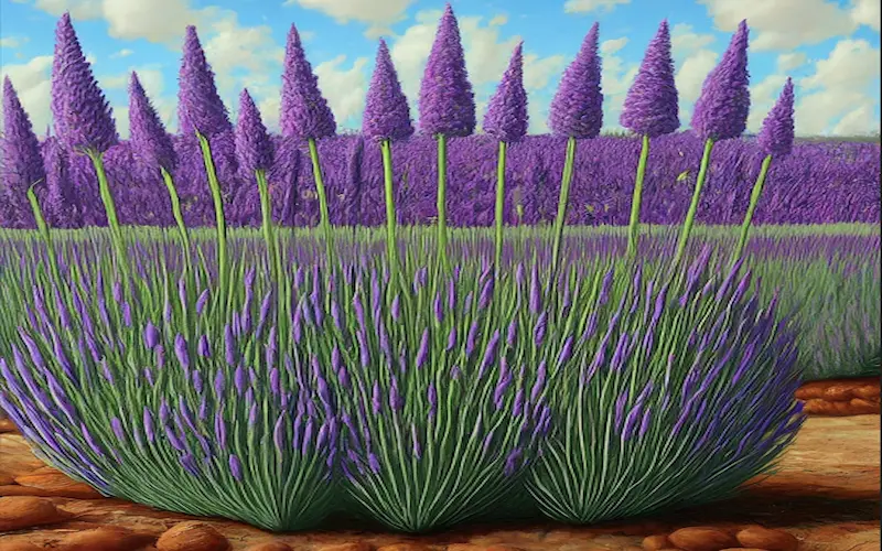 Lavender harvesting