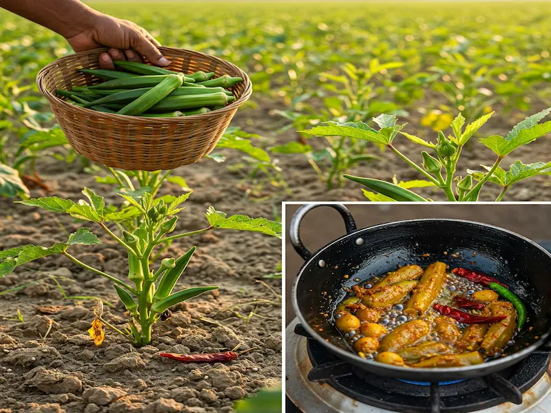 Okra growing tips and recipe