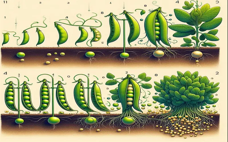The Ultimate Guide on Peas Growing Stages: Seed to Harvest