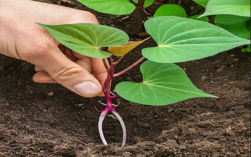 Planting Sweet Potatoes