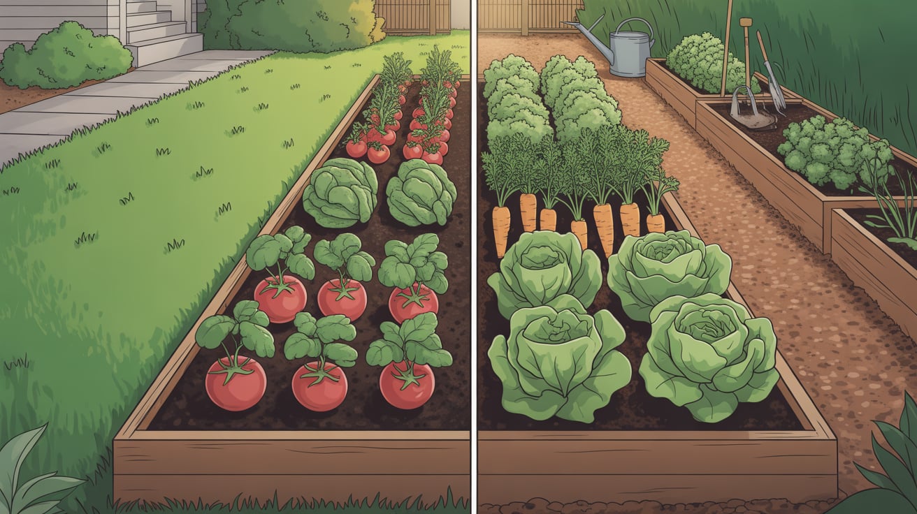 Productive Vegetable Garden