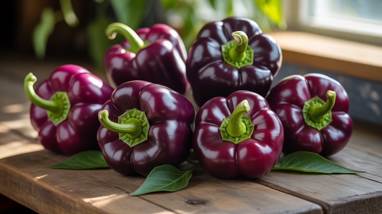 Purple Bell Peppers