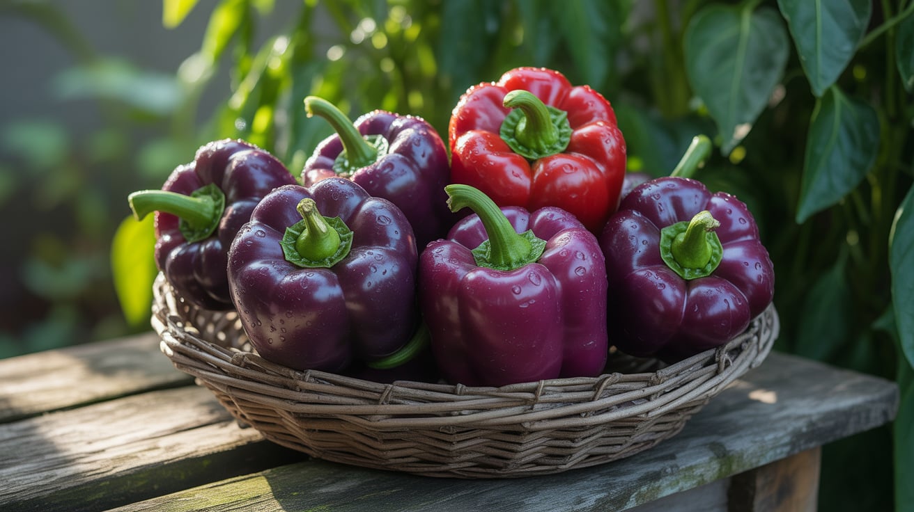 Purple Bell Peppers