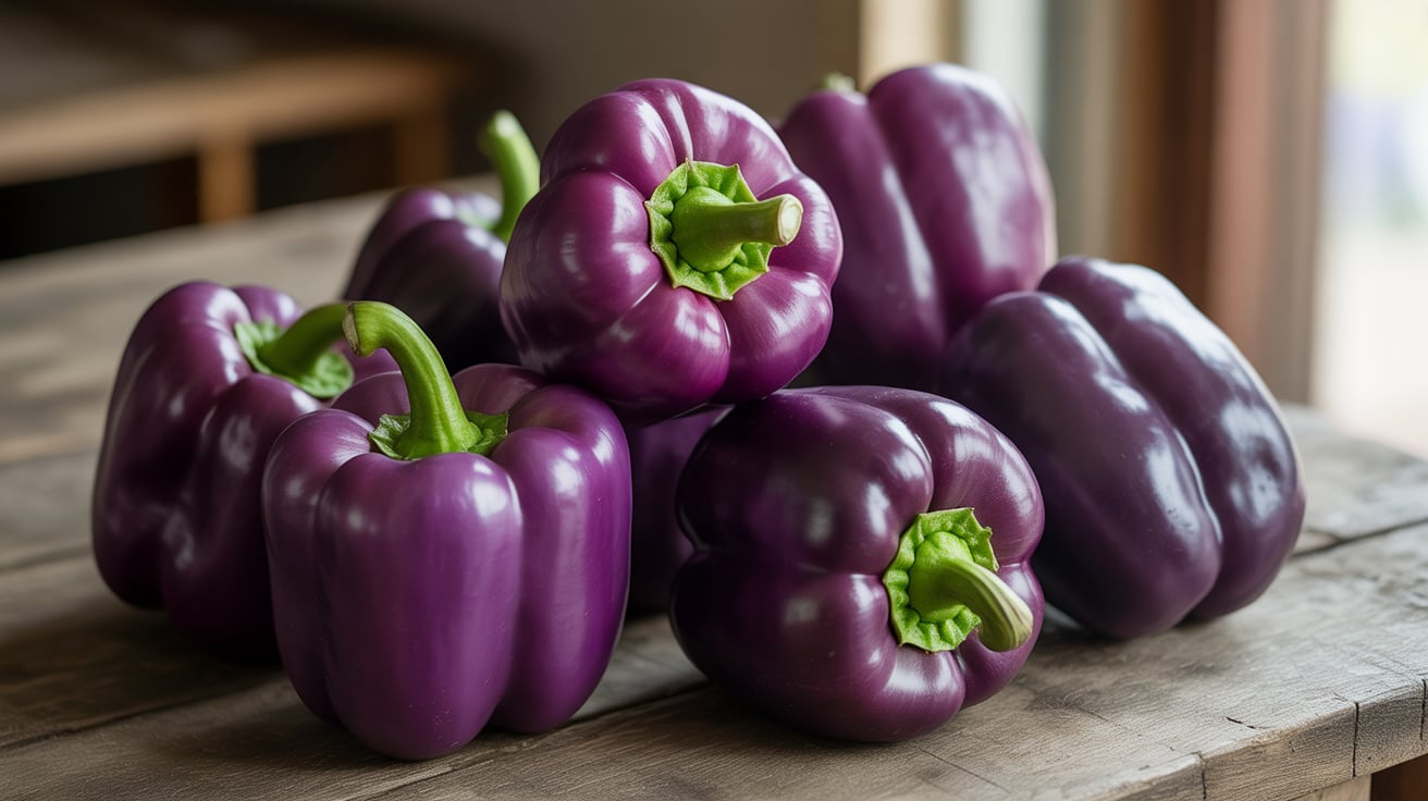Purple Bell Peppers