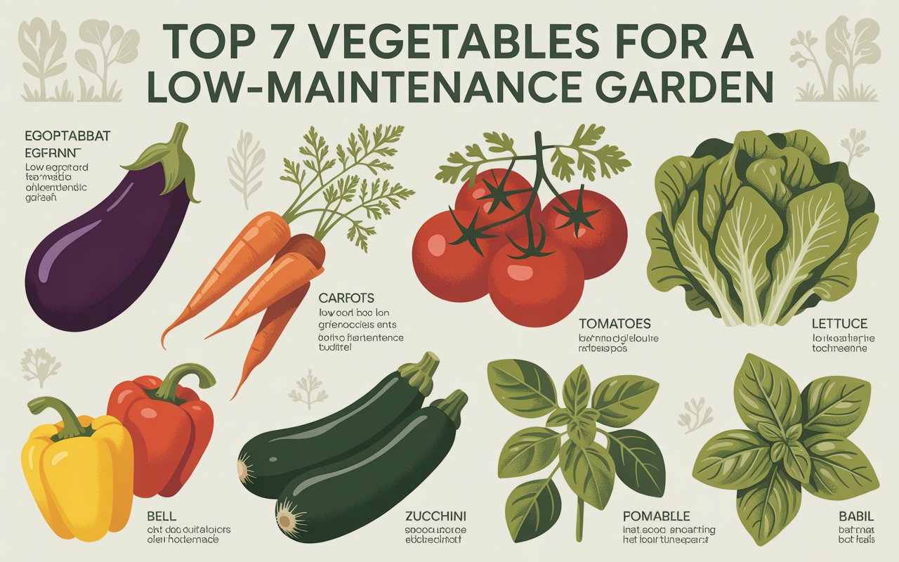 7 Vegetables for a Low-Maintenance Garden