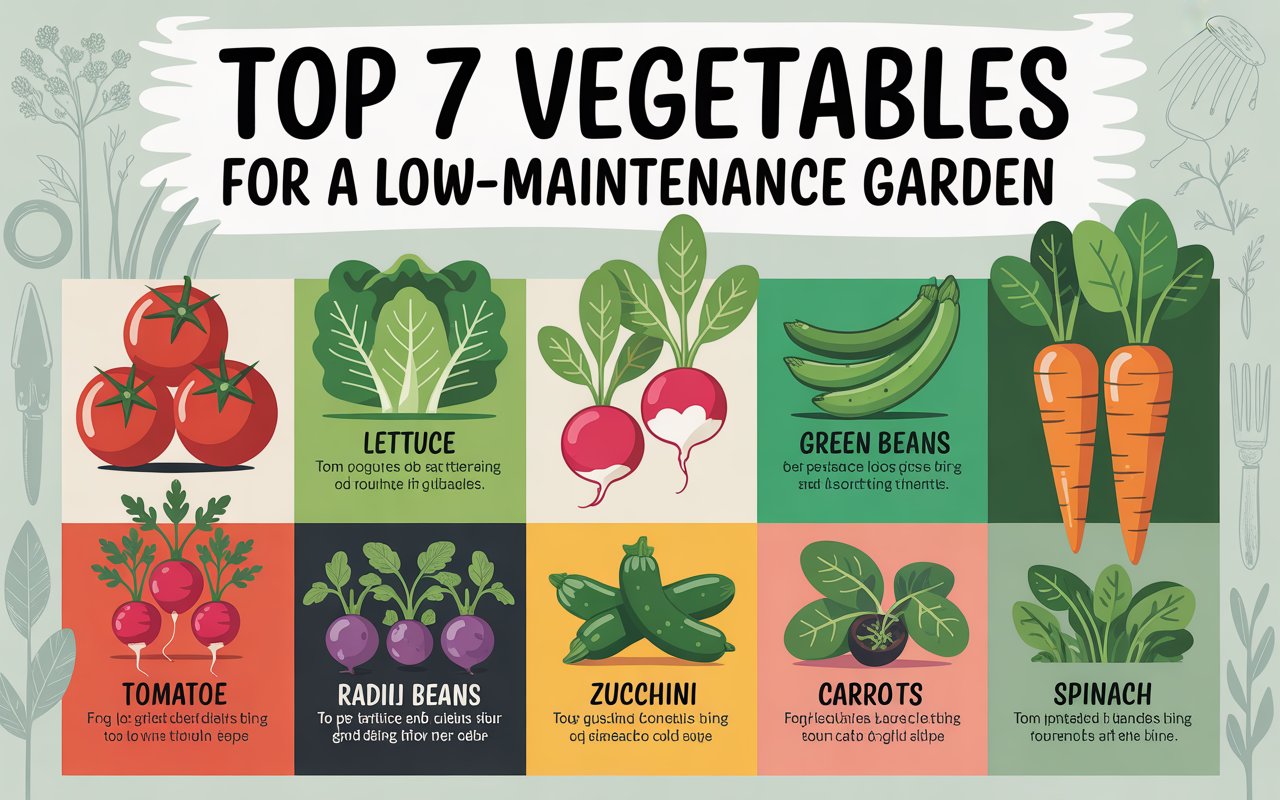 Top 7 Vegetables for a Low-Maintenance Garden
