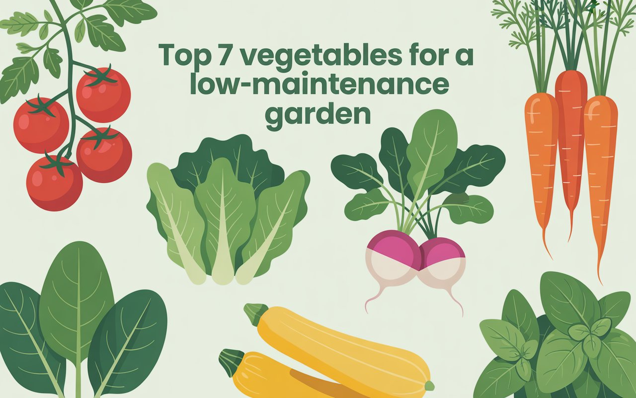 7 Vegetables for a Low-Maintenance Garden