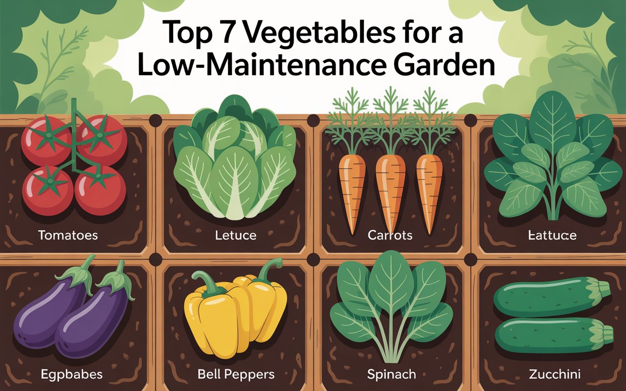 7 Vegetables for a Low-Maintenance Garden