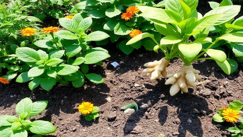 companion plants for ginger